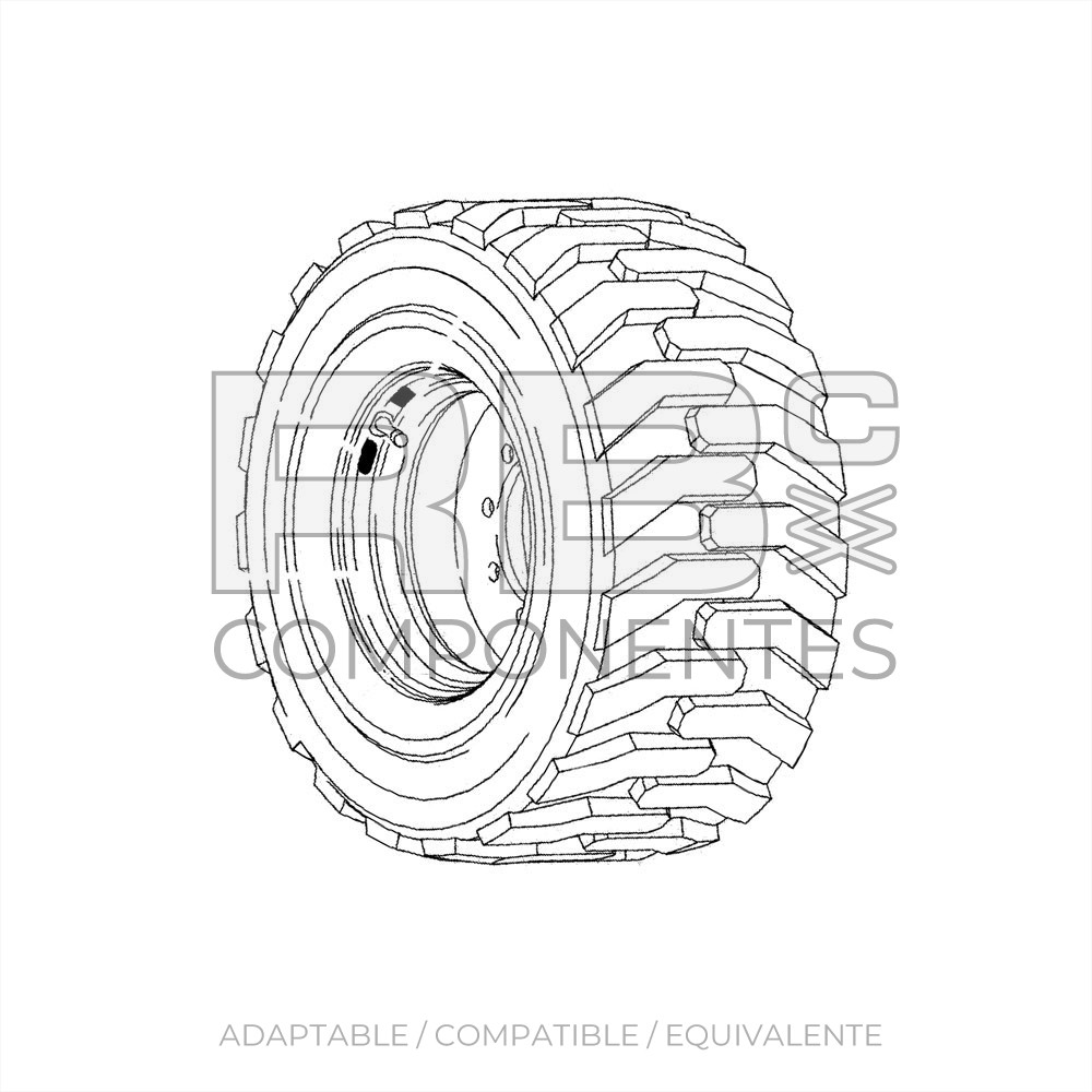 NEUMATICO MACIZADO ADAPTABLE REF 4520344