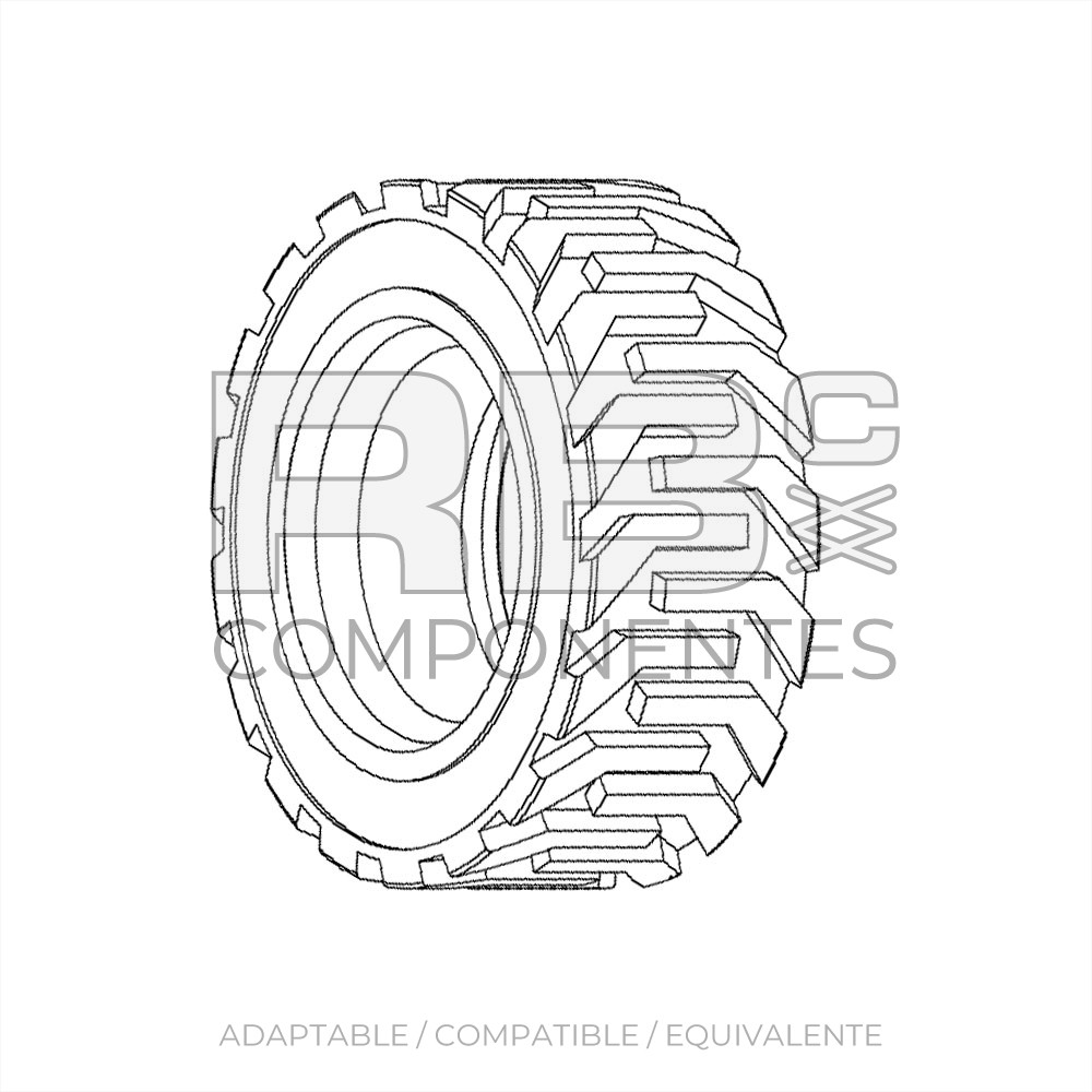 NEUMATICO MACIZADO ADAPTABLE  GE  121287