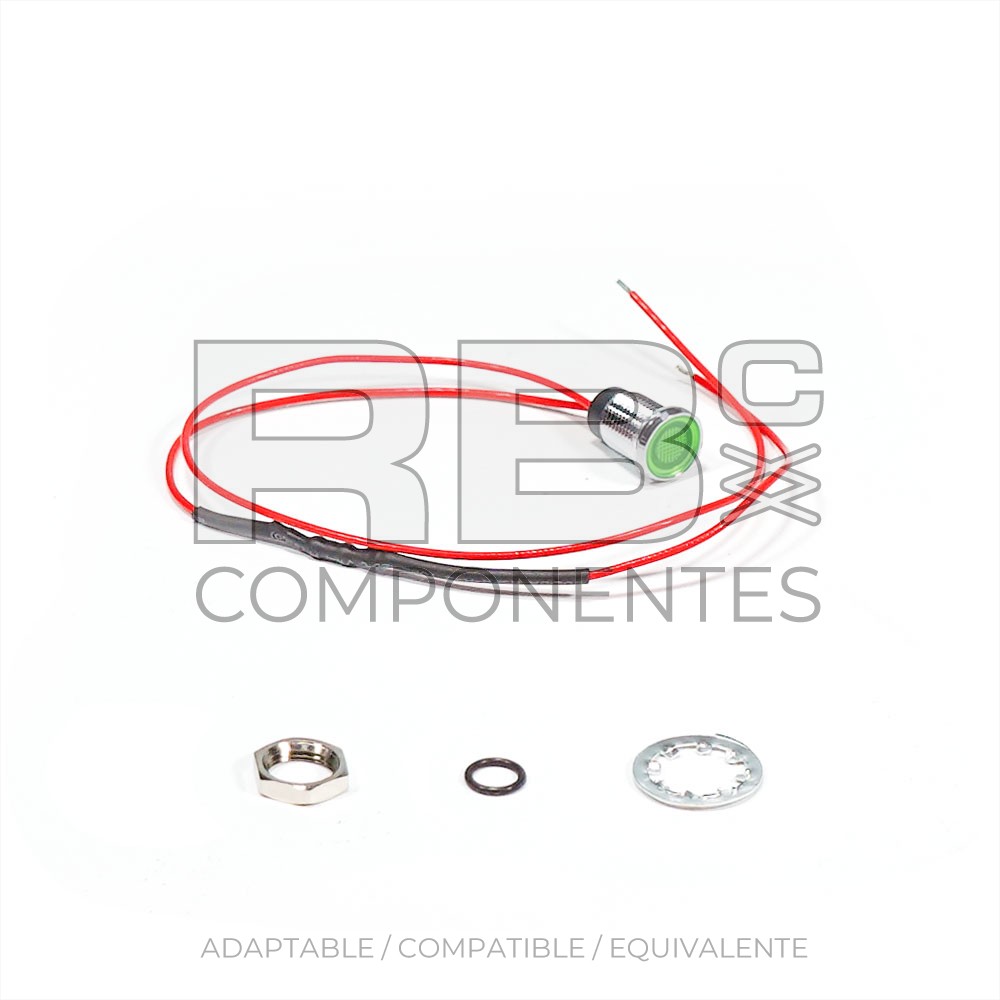 DIODO LED VERDE 12V