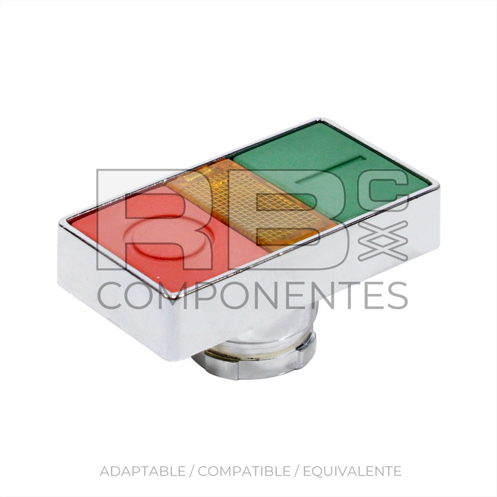 PULSADOR DOBLE I Y O CON LUZ 230V (WITH BULB) - 2A