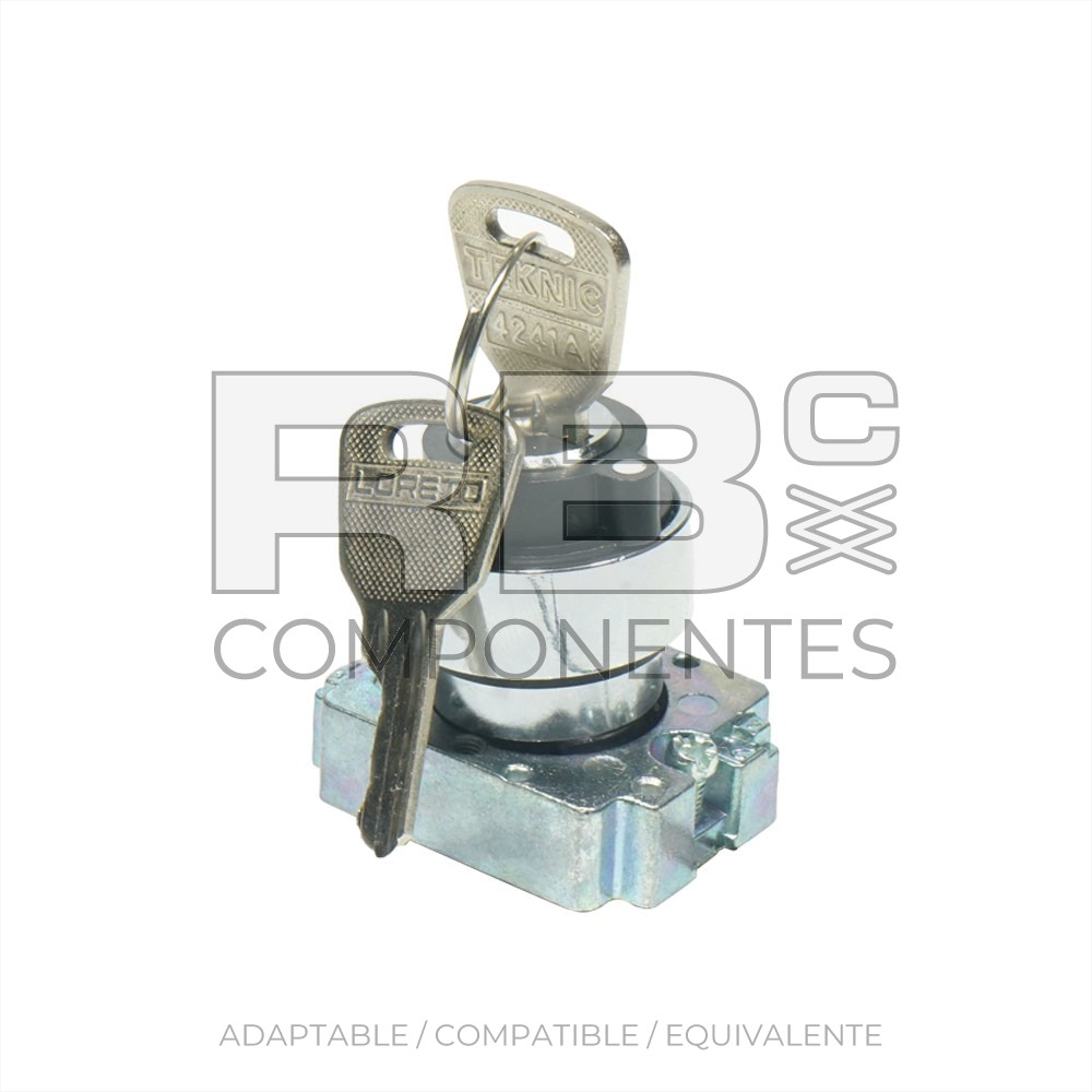 SELECTOR 3 POSICIONES FIJAS, SALIDA IZQ LLAVE 4241