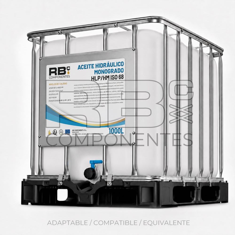 ACEITE HIDRAULICO MONOGRADO HLP/HM ISO 68 1000L