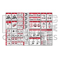 KIT COMPLETO ADH. SEGURIDAD PARA TIJERAS ESPANOL