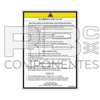 KIT ADH. ADVERTENCIA PARA TIJERAS. INGLES