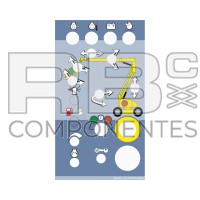ADHESIVO CUADRO FUNCION INFERIOR DIESEL HA16PX