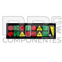 ADH. VISOR DE ICONOS SUP. - 1250AJP 402 ) - 1200/1350SJP ( SN:79596-1