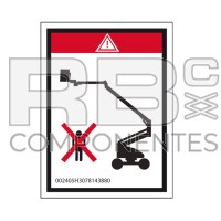 ADH. PELIGRO NO APARCAR AREA TRABAJO HL-ARTICULADA