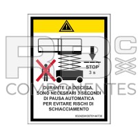 ADH. TIEMPO BAJADA - 3 SEGUNDOS. ITALIANO