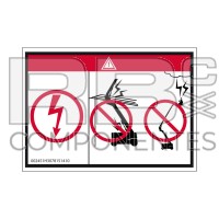 ADH. COMPATIBLE PELIGRO ELECTROCUCION HL-ARTICULAD