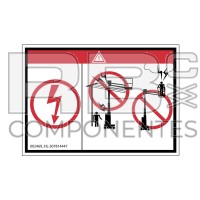 ADH. COMPATIBLE PELIGRO ELECTROCUCION HL-MASTIL
