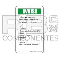 ADHESIVO COMPATIBLE REF  GE 28164 116C ITALIANO