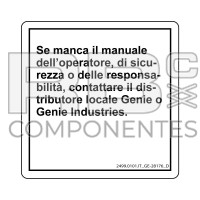 ADHESIVO COMPATIBLE REF GE 28176  ITALIANO
