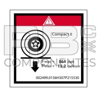 ADH. CARGA MAX SOBRE RUEDA  HL-COMP 8 (2032E)