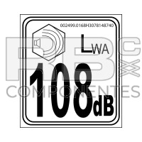 ADH. POTENCIA ACUSTICA 108dB
