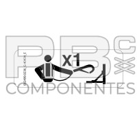 Adh. punto de anclaje arnés de seguridad - 81x33mm