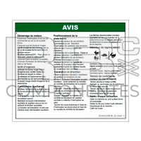 ADHESIVO COMPATIBLE REF GE-43647FR C FRANCES
