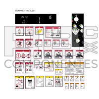 KIT ADH ADVERT+PELIGRO+FUNCION PARA HL-C10N
