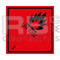 ADH. PELIGRO LIQUIDOS INFLAMABLES 300x300mm