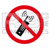 ADHPR21 – NORMA EN-ISO 7010 – ADH. PROH. EL USODE TELEF MOVILES – 90x90mm