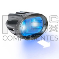 FARO SEGURIDAD AZUL LED CON FLECHA