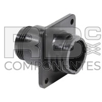 CONECTOR PLAST. MACHO FIJO 9 V–AS PARA MANG COMPAELECTRICA  RB016094