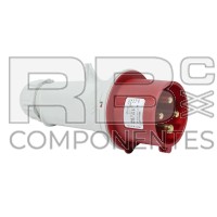 ENCHUFE M/ TRIFASICO 3+T 16 AMP ROJO