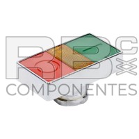 PULSADOR DOBLE I Y O CON LUZ 230V (WITH BULB) - 2A