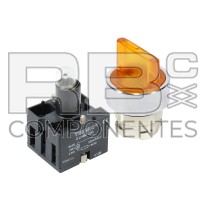 SELECTOR DE 3 POS. AMBAR CON RETORNO 230V 