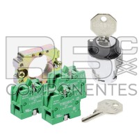 SELECTOR LLAVE 3 POSIC. CON SOPORTE+3 CAMARAS NO