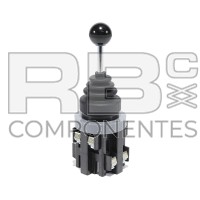 JOYS 2 EJES CON RETOR. LEVA REDONDA 4NO 6A-250V