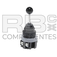 JOYS. 1 EJE CON RETORNO, LEVA REDONDA 2 NO 6A-250V