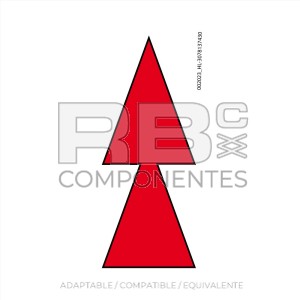 ADHESIVO  SENTIDO TRACCION FLECHA ROJA PEQUEÑA 3M 