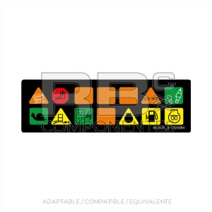 ADHESIVO VISOR DE ICONOS SUPERIOR - 450AJ