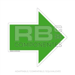 ADH.  SENTIDO DE TRACCION FLECHA VERDE GRANDE