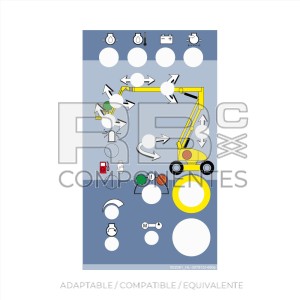 ADHESIVO CUADRO FUNCION INFERIOR DIESEL HA16PX