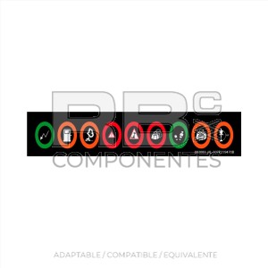 ADH. FUNCION SUP. (VISOR DE ICONOS LUCES) HL-43TPX