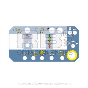 ADHESIVO FUNCION CUADRO MANDO SUPERIOR HA16/18 SPX