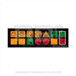 ADH. VISOR DE ICONOS INF. - 1250AJP - 1200/1350SJP - 1500SJ