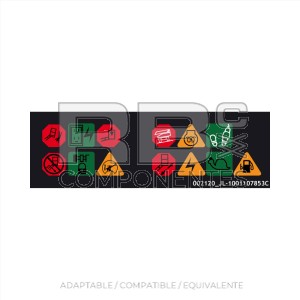 ADH. VISOR DE ICONOS SUP. - 450AJ SERIES II - 510AJ