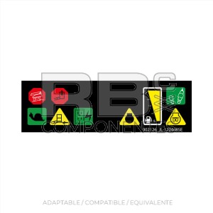 ADH. VISOR DE ICONOS SUP. - 400S - 460SJ
