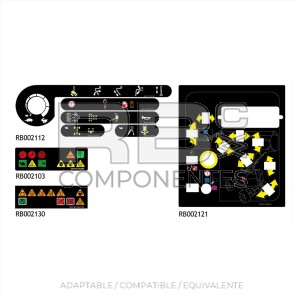 PACK ADH. COMPLETO COMPATIBLE JL 600A/AJ (ANTIGUA)