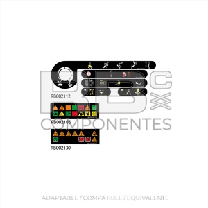 PACK ADH. COMPATIBLE PARAJL 800A/AJ (ANTIGUAS)
