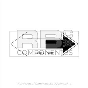 ADH FLECHA DE DIRECCION PARA CUADRO SUP JL 1930ES