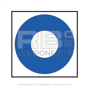ADHESIVO ARANDELA AZUL PARA PULSADOR