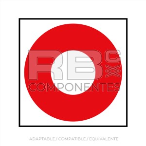 ADHESIVO ARANDELA ROJA PARA PULSADOR