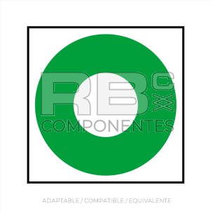 ADHESIVO ARANDELA VERDE PARA PULSADOR