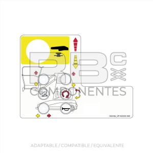 ADHESIVO CAJA SUPERIOR AD/CO/EQ UP 502505-000