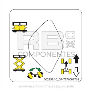 ADH. FUNC. CUAD. SUP. PANEL JOYSTICK GRV-SM2632E