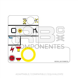 ADH. FUNC. CUAD. SUP. PANEL INDICADOR GRV-SM2632E
