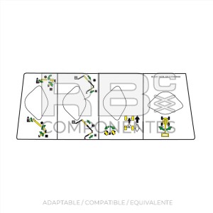 ADH.FUNC.SUP.PANEL JOYSTICK PARA GRV-A125J(INGLES)